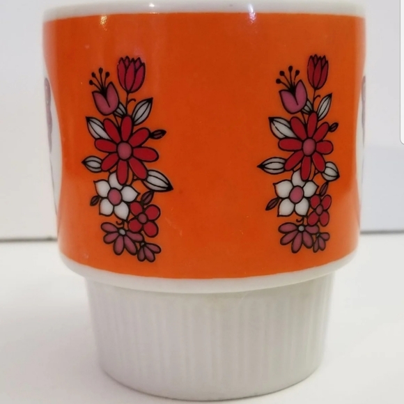 Vintage Japan Mid Century Butterfly Stackable Mug - Picture 2 of 5